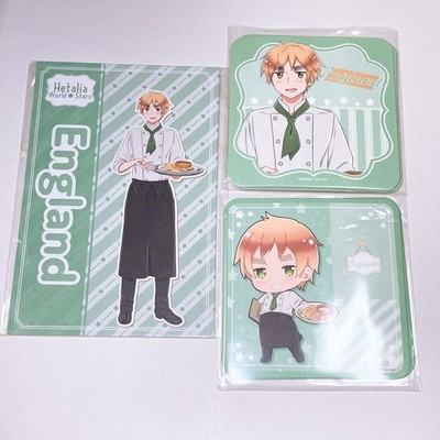 Hetalia UK Smile Base Cafe Untersetzer Postkarte APH Weltstars neu