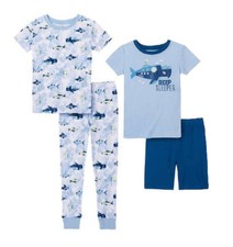 Kids Headquarters Boys 4 Piece Pajama Set Deep Sleeper