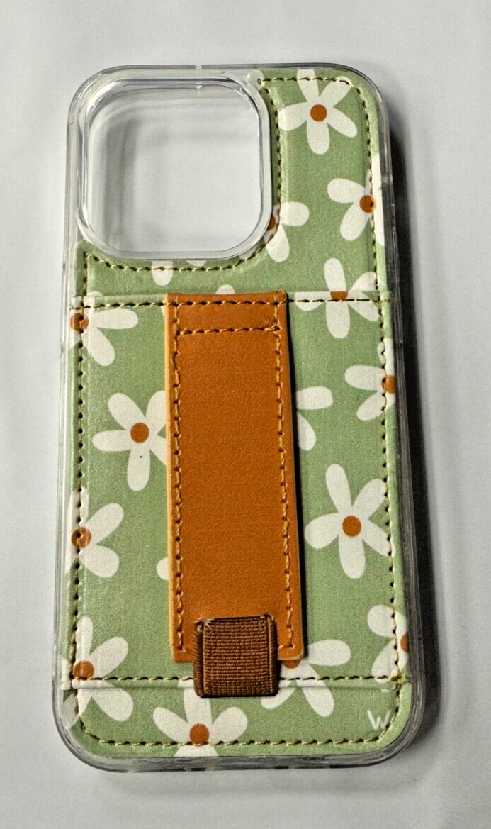 iPhone 13 Pro Case with Card Holder, Finger Strap & Wallet by Wildflower-image