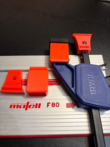 Irwin Quick Grip Clamp Adaptor to fit Mafell Guide Rail with Riser block-Pair 2x - Picture 3 of 9