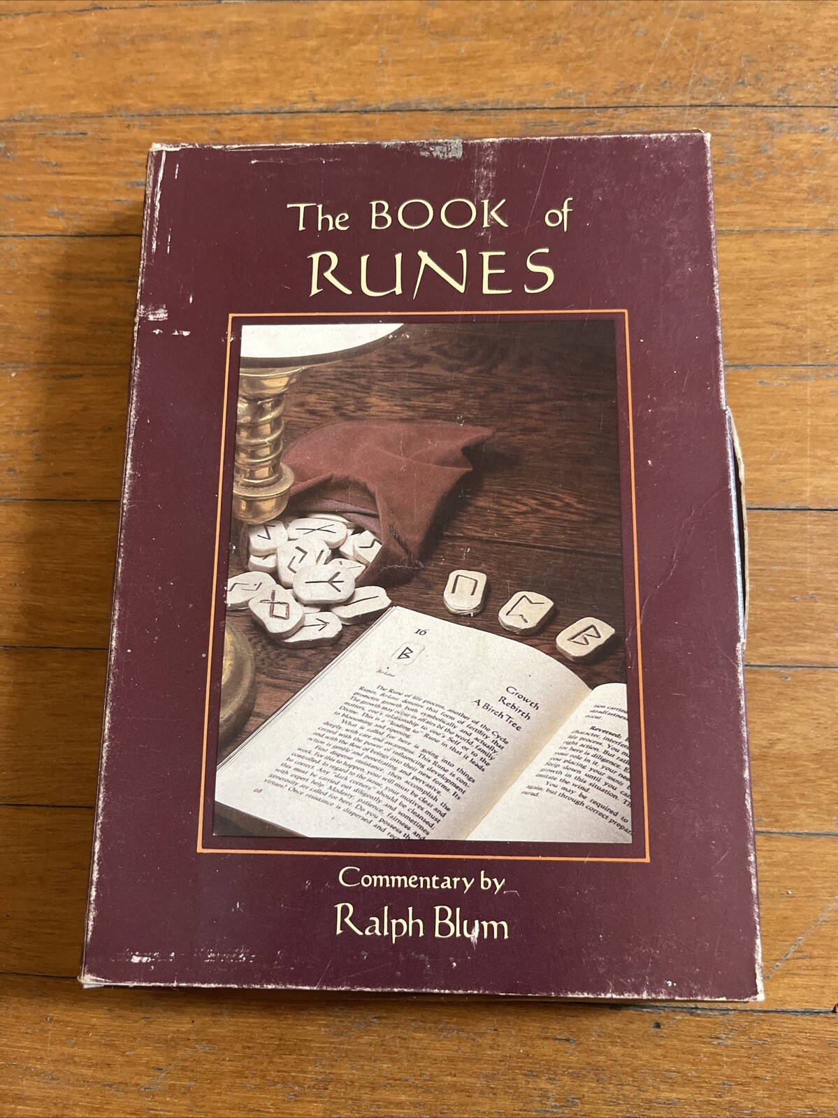 The Book of Runes: A Handbook For The Use of an Ancient Oracle by Ralph Blum SET