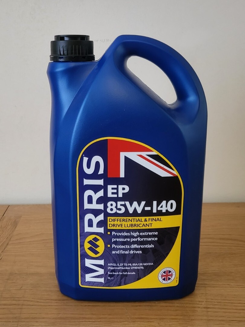 Morris EP 85W140 Gear Oil GL5 Differential & Final Drive Lubricant EPG
