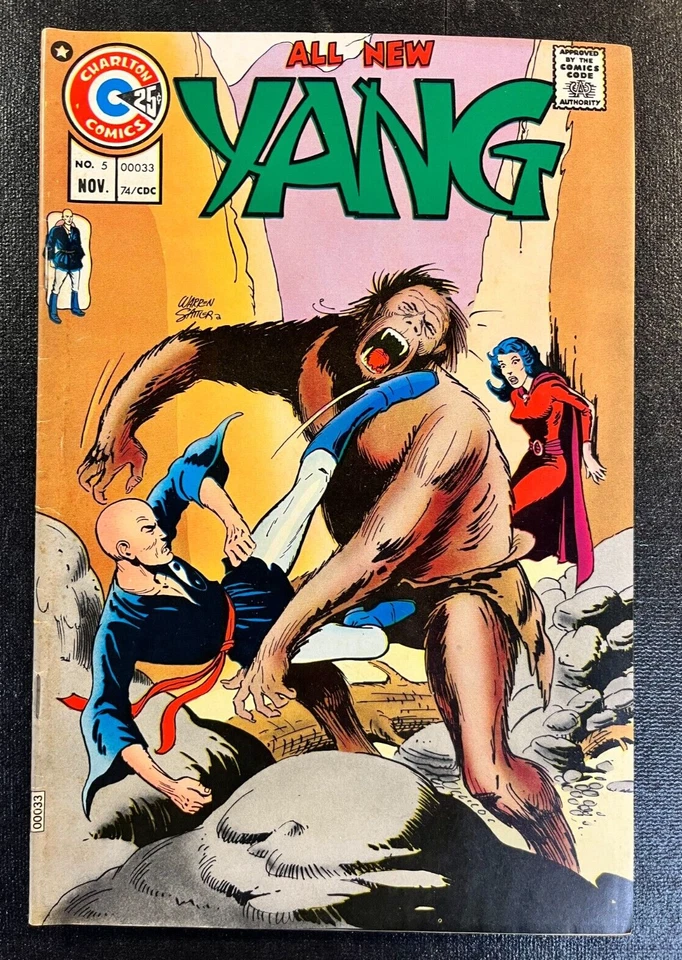 Yang 2 3 5 LOT Warren Sattler Joe Gill 1974 Vintage Charlton Volume 1 Bronze Age - Image 2 of 4