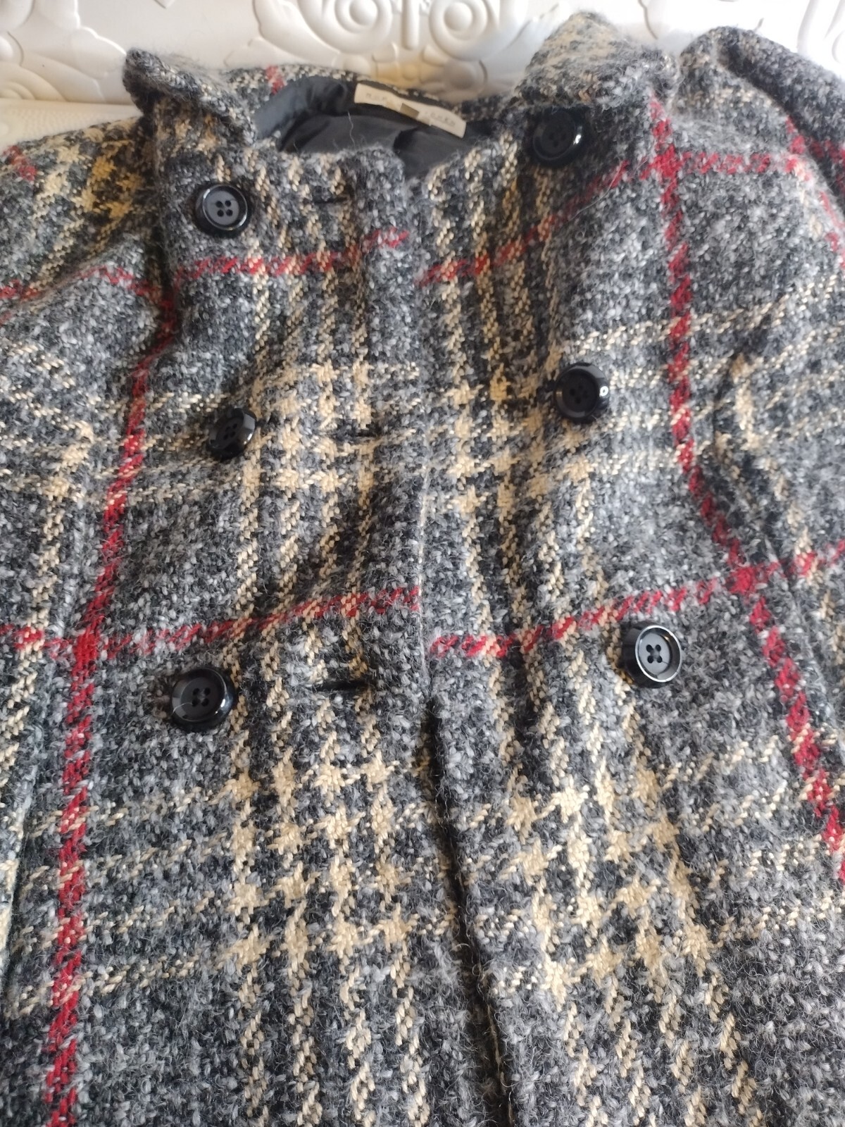 Robert Kitchen Canada Plaid Wool Blend Button-Up … - image 8