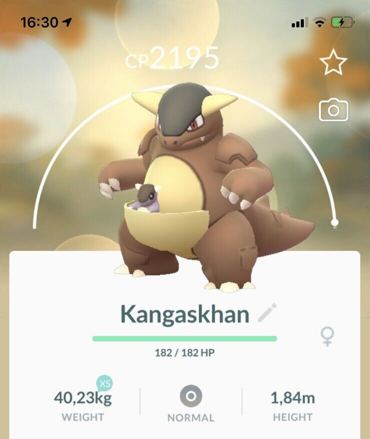 Shiny Kangaskhan Pokemon Trade Go