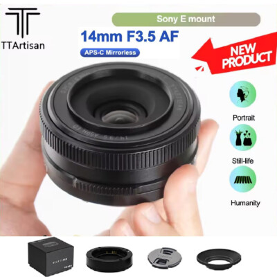 TTArtisan AF 14mm F3.5 Auto Focus APS-C Lense for Sony E Mount A7C