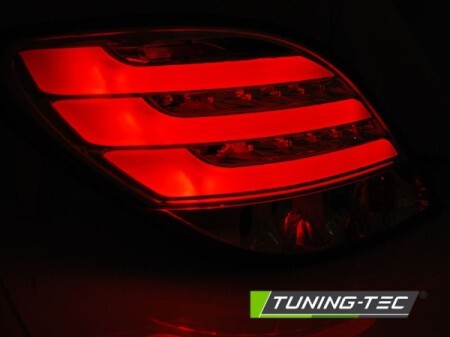 LED Lightbar Rückleuchten für Peugeot 207 Bj. 06-09 Rot/Smoke - Bild 3 von 5
