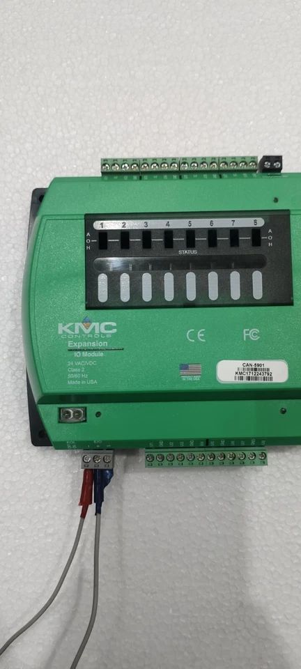 KMC CONTROLS Expansion IO Module 24 VAC/VDC CAN-5901 CLASS 2 - Image 3 of 4