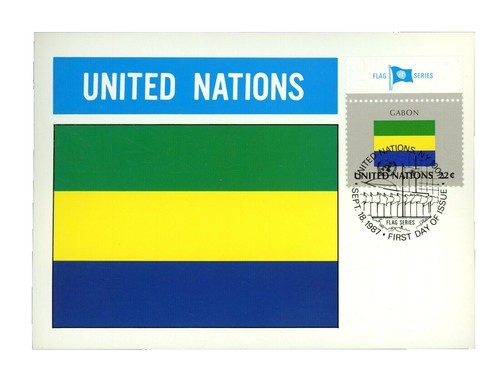 1980 Series United Nations Flag Stamps Set Postal Commemorative