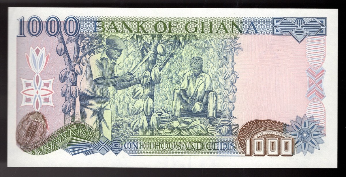 1996 Ghana 1000 Cedis Pic# 29 UNC | eBay