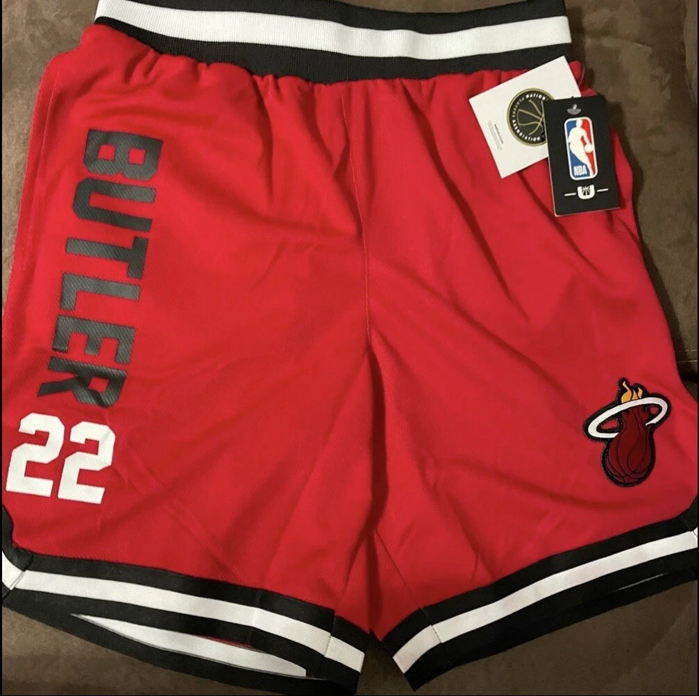 Short de joueur suprême Miami Heat Jimmy Butler (grand) au détail pour