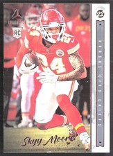 2022 Panini Chronicles #207 Skyy Moore Luminance Update Rookies Teal