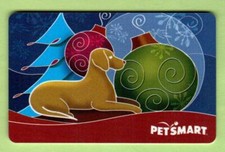 PETSMART Dog and Christmas Ornaments 2008 Gift Card ( $0 )