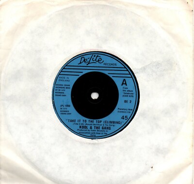 Kool And the Gang:Take it to the top (climbing)/Celebremos:UK De-Lite:1980
