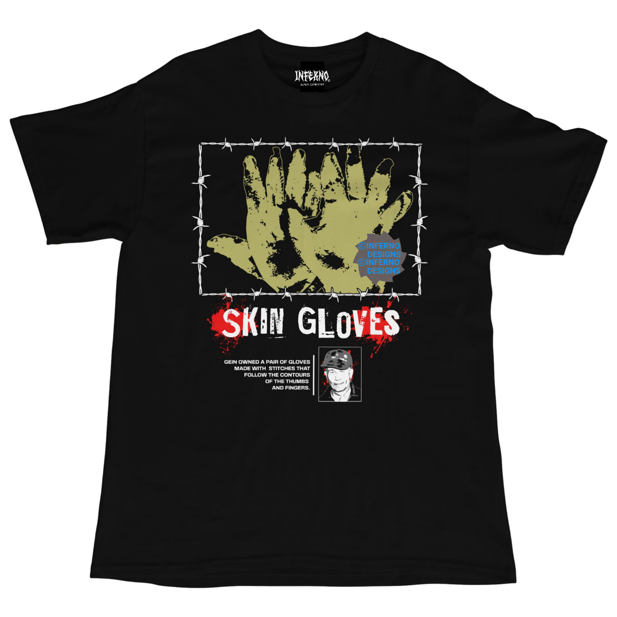 Ed Gein Shirt, Horror Shirt, Goth, Y2K Grunge Shirt, Mens Cotton 