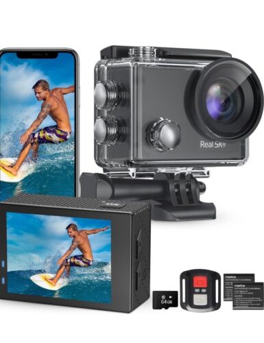 Caméra d'action 5K 30FPS 30MP Ultra HD 131 pieds sport vidéo Wifi caméra à distance neuve - Photo 1 sur 8