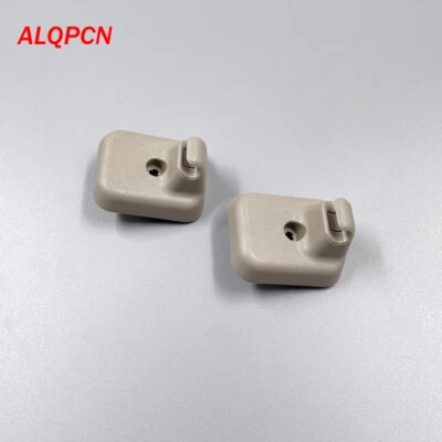2 PCS Front Sun Visor Holder Retainer Clip Beige Fit For Ford F150 2009-2014 - Bild 1 von 4