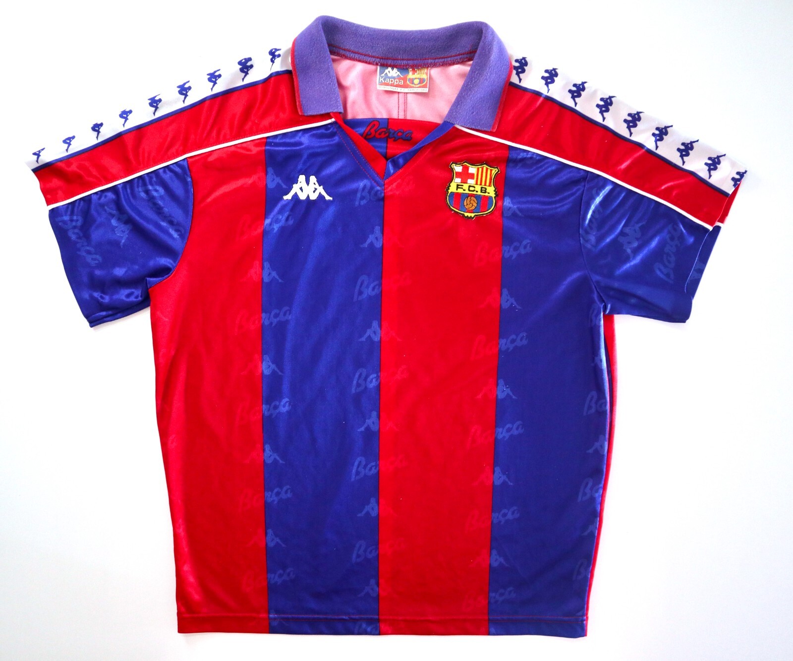 BARCELONA FC 1992/95 Kappa Home Football XS/S Soccer Jersey eBay