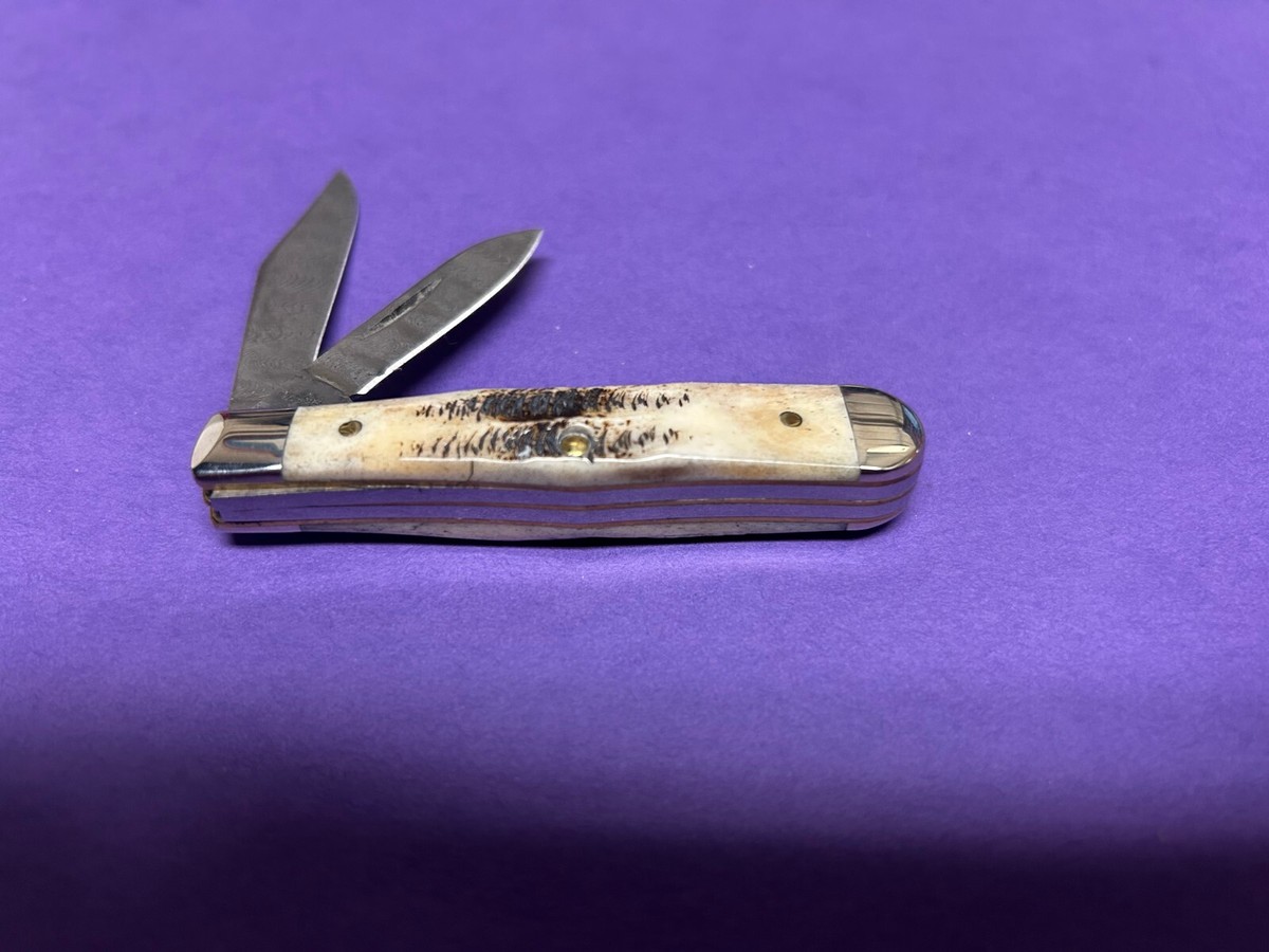 2023 Vintage Bone Damascus Small Swell Center Jack V6225 1/2DAM