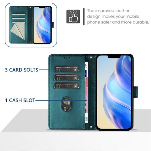 RFID Leather Wallet Case Cover For iPhone 16e 16 15 14 13 12 11 Pro Max XS Plus - Picture 2 of 91
