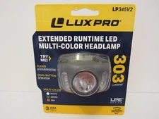 LuxPro LP345V2 Extended Runtime LED Multicolor Headlamp 6 Modes