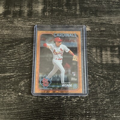 2024 Topps Series 2 Masyn Winn Orange Crackle Foil RC 224/299 #480 