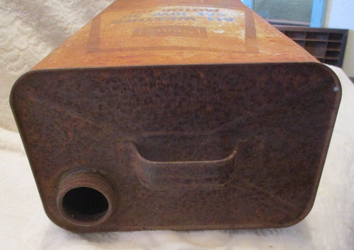 Vintage~Sears~All Weather SAE 10W-30 Motor Oil~EMPTY CAN~2.5 Gals. - Picture 10 of 16