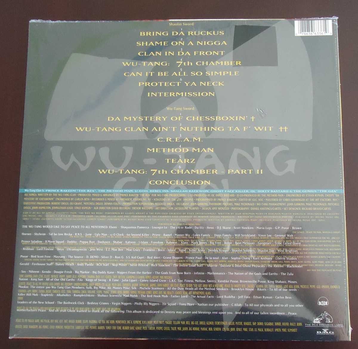 Enter Wu-Tang by Wu-Tang Clan (Record, 1993) for sale online | eBay