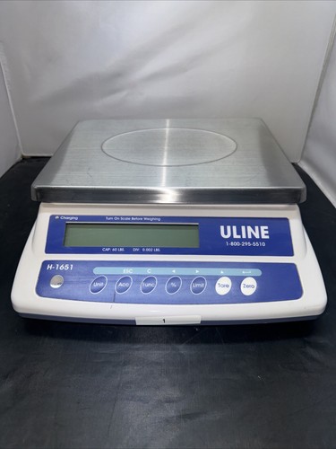 Uline H1650 Digital Scale 30lbs Standard and Metric - No Charger