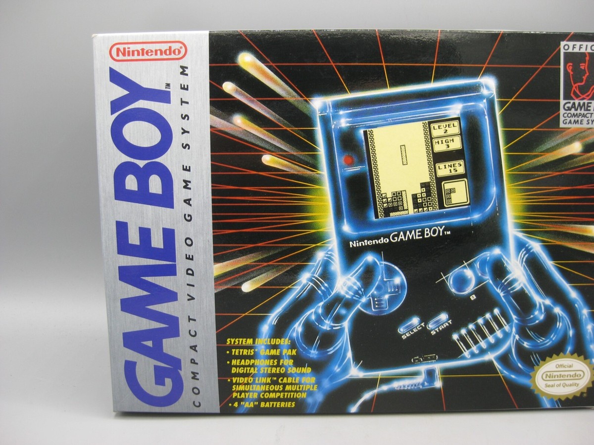 Vtg 1989 Nintendo Game Boy DMG-01 Game System BOX ONLY! NO