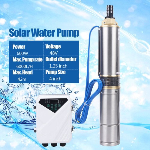 DC Solar Water Pump 24V/48V Submersible Deep Well Pump Farm & Ranch Irrigation - Picture 24 of 25