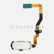 US White Menu Home Button Flex Cable Replacement Parts For Samsung Galaxy S7