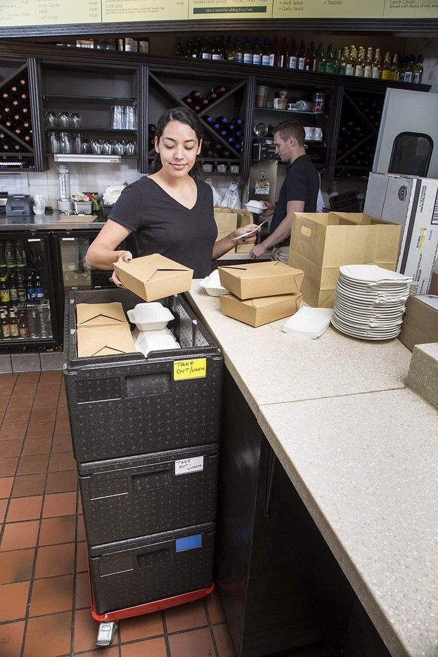 Cambro EPP180SW110 Cam GoBox TopLoader Food Pan Carrier, Black