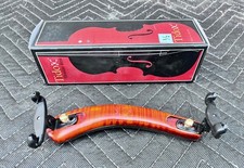 Tido Violin Shoulder Rest Brown Woodgrain 1/2 Size