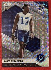 2021 PANINI MOSAIC MIKE STRACHAN Silver Mosaic Prizm RC #397 Colts Rookie