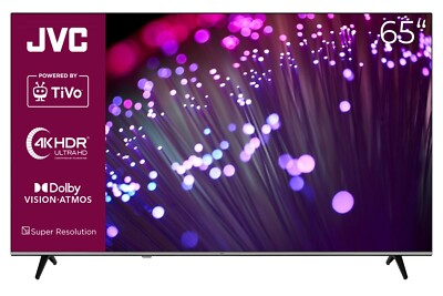 JVC 65 Zoll Fernseher Smart TV TiVo 4K UHD LED TV HDR Dolby Vision / Dolby Atmos