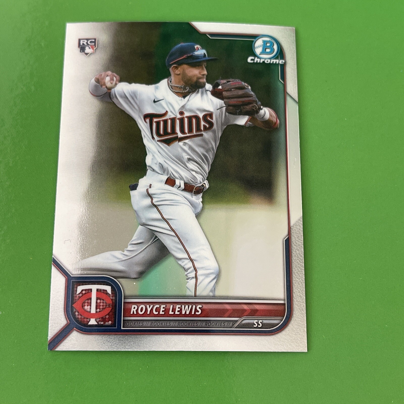 Royce Lewis 2022 Bowman Chrome Rookie Card RC #92 Minnesota Twins