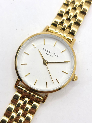 Rosefield Small Edit Gold tone Women's Watch