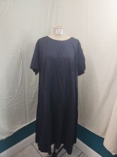 Talbots Womens Navy Blue Short Sleeve Dress Size 24W
