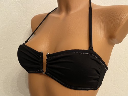 Lascana Michalsky Mixkini Bikini Top Oberteil Bandeau schwarz 32 A B XS NEU - Bild 3 von 6