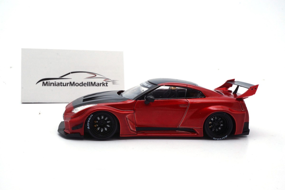 Nissan GT-R 35GT-RR LB-Silhouette WORKS GT - metallic-rot - 1:43