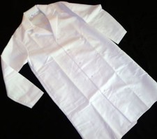 Best Medical Unisex L/S Lab Coat 43" Length White Size Small