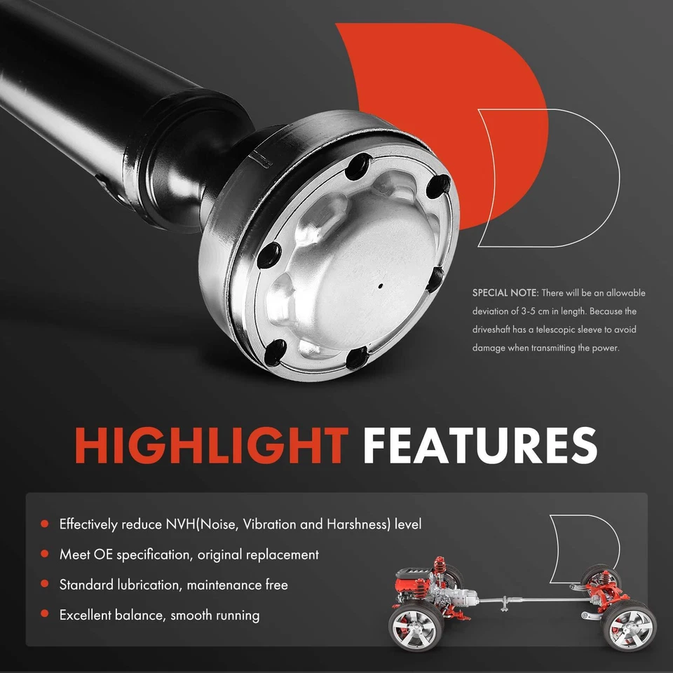 Задний опорный вал карданного вала премиум-класса в сборе для Land Rover Range Rover 06-09 - Изображение 4 из 4