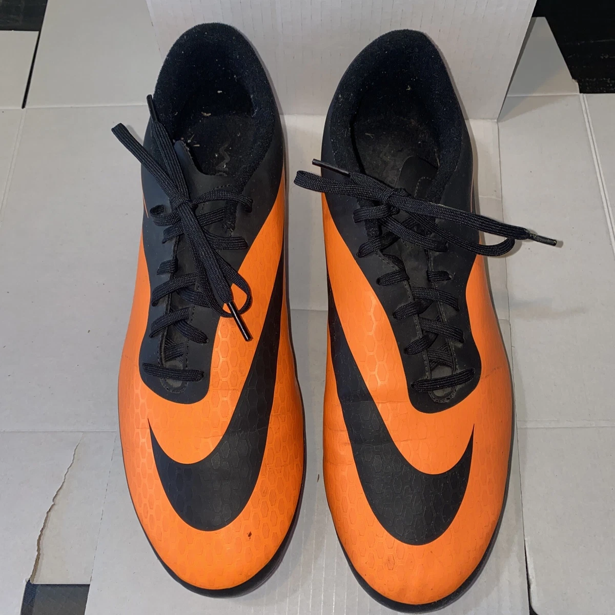 Nike Hypervenom Phade FG Soccer Mens Cleats Orange Black Size 12 599809 008