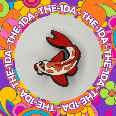 SUPER CUTE - Charms For Crocs / Shoes - Beautiful Koi Carp - 3D - PRETTY - Fish