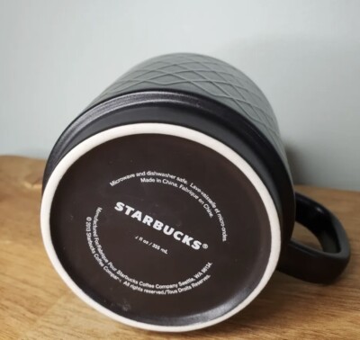Starbucks Black Diamond 2013 Black Matte Coffee Cup Mug Very Nice Condition  | eBay