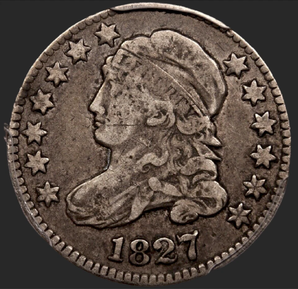 1827 PCGS F15 CAC JR-2 🔴 $18,000 APR 🔴 Pop 10 ALL Grades ✅ Bust Dime ✅ - Image 3 of 4