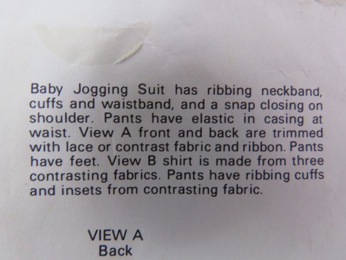Kwik Sew 1772 Sewing pattern Boy Girls Toddler Baby Jogging Suit Bottoms 0-18mth - Picture 10 of 14