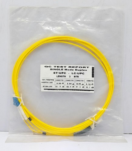 Duplex ST/UPC - LC / UPC Câble De Fibre Optique 3 MÈTRE - Photo 4/11