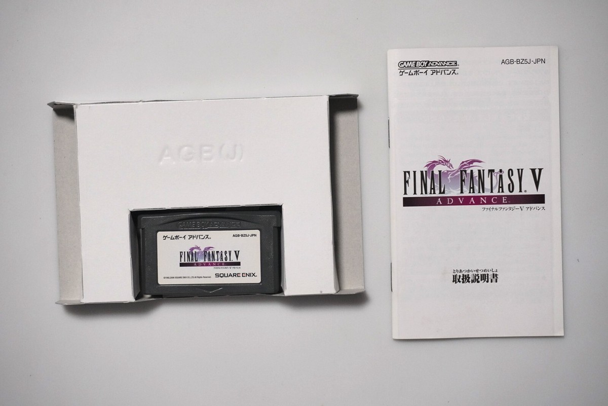 Game Boy Advance Final Fantasy V 5 Advance boxed Japan GBA
